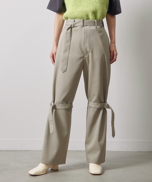 パンツ JANE SMITH WOOL DOESKIN SHORT SLACKS 34 JANE SMITH WOOL DOESKIN SHORT SLACKS 34