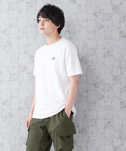 OUTDOOR PRODUCTS(アウトドアプロダクツ)の「【OUTDOOR PRODUCTS】防蚊加工 ワンポイントブランドロゴTシャツ(Tシャツ/カットソー・メンズ・ホワイト/ベージュ/ブラック/ネイビー・LARGE/X-LARGE/MEDIUM)」の2枚目の写真