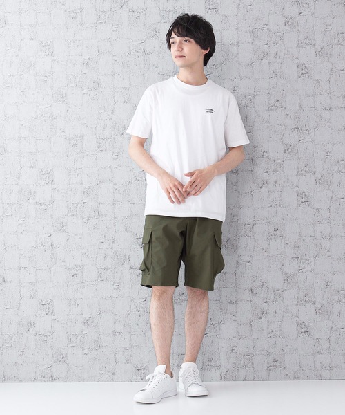 OUTDOOR PRODUCTS(アウトドアプロダクツ)の「【OUTDOOR PRODUCTS】防蚊加工 ワンポイントブランドロゴTシャツ(Tシャツ/カットソー・メンズ・ホワイト/ベージュ/ブラック/ネイビー・LARGE/X-LARGE/MEDIUM)」の5枚目の写真