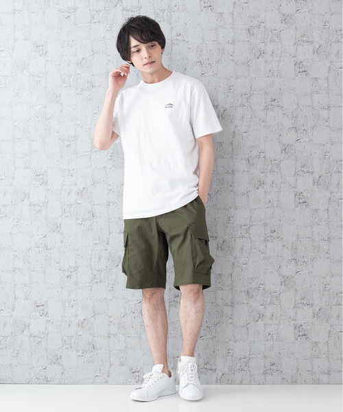 OUTDOOR PRODUCTS(アウトドアプロダクツ)の「【OUTDOOR PRODUCTS】防蚊加工 ワンポイントブランドロゴTシャツ(Tシャツ/カットソー・メンズ・ホワイト/ベージュ/ブラック/ネイビー・LARGE/X-LARGE/MEDIUM)」の6枚目の写真