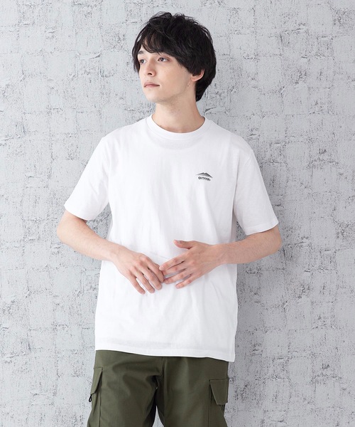 OUTDOOR PRODUCTS(アウトドアプロダクツ)の「【OUTDOOR PRODUCTS】防蚊加工 ワンポイントブランドロゴTシャツ(Tシャツ/カットソー・メンズ・ホワイト/ベージュ/ブラック/ネイビー・LARGE/X-LARGE/MEDIUM)」の8枚目の写真