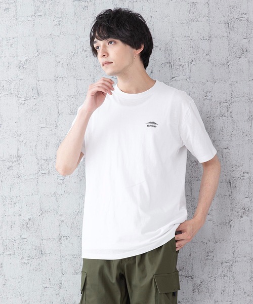 OUTDOOR PRODUCTS(アウトドアプロダクツ)の「【OUTDOOR PRODUCTS】防蚊加工 ワンポイントブランドロゴTシャツ(Tシャツ/カットソー・メンズ・ホワイト/ベージュ/ブラック/ネイビー・LARGE/X-LARGE/MEDIUM)」の9枚目の写真