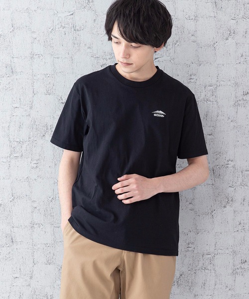 OUTDOOR PRODUCTS(アウトドアプロダクツ)の「【OUTDOOR PRODUCTS】防蚊加工 ワンポイントブランドロゴTシャツ(Tシャツ/カットソー・メンズ・ホワイト/ベージュ/ブラック/ネイビー・LARGE/X-LARGE/MEDIUM)」の16枚目の写真