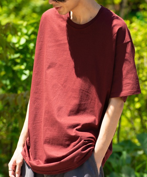 Champion(チャンピオン)の「【Champion】T525 ビッグシルエットオーセンティッククルーネックTシャツ(Tシャツ/カットソー・メンズ・ホワイト/ブラック/ネイビー/グレー/レッド/ワイン・S/M/L/XL)」の19枚目の写真