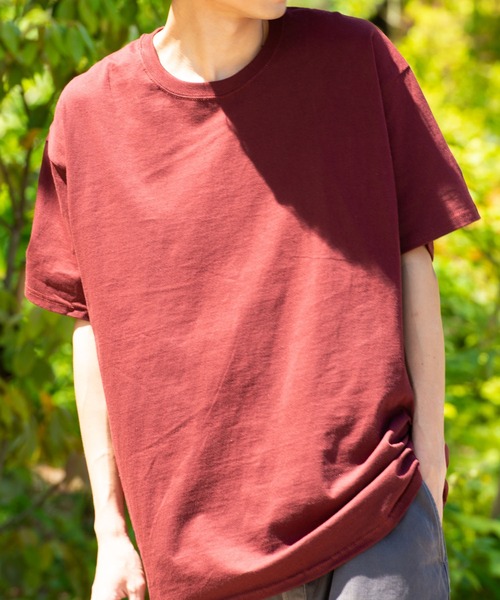 Champion(チャンピオン)の「【Champion】T525 ビッグシルエットオーセンティッククルーネックTシャツ(Tシャツ/カットソー・メンズ・ホワイト/ブラック/ネイビー/グレー/レッド/ワイン・S/M/L/XL)」の17枚目の写真