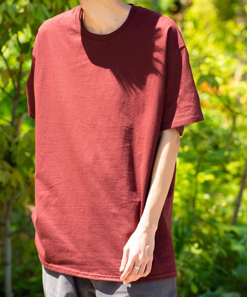 Champion(チャンピオン)の「【Champion】T525 ビッグシルエットオーセンティッククルーネックTシャツ(Tシャツ/カットソー・メンズ・ホワイト/ブラック/ネイビー/グレー/レッド/ワイン・S/M/L/XL)」の14枚目の写真