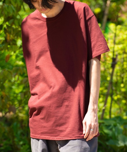 Champion(チャンピオン)の「【Champion】T525 ビッグシルエットオーセンティッククルーネックTシャツ(Tシャツ/カットソー・メンズ・ホワイト/ブラック/ネイビー/グレー/レッド/ワイン・S/M/L/XL)」の13枚目の写真