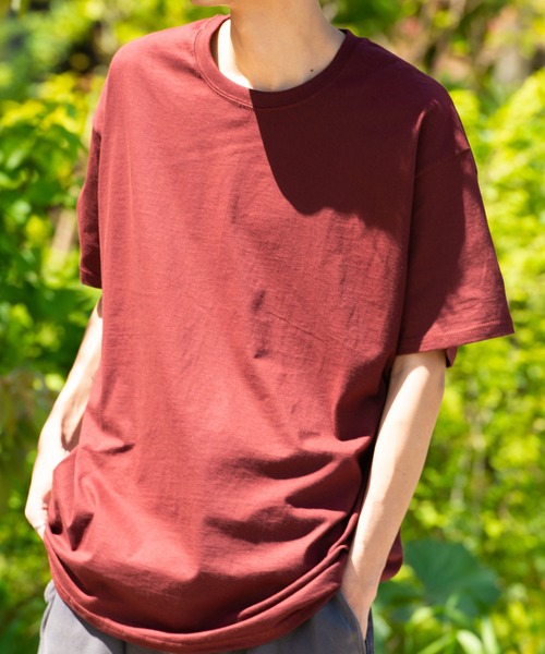 Champion(チャンピオン)の「【Champion】T525 ビッグシルエットオーセンティッククルーネックTシャツ(Tシャツ/カットソー・メンズ・ホワイト/ブラック/ネイビー/グレー/レッド/ワイン・S/M/L/XL)」の10枚目の写真