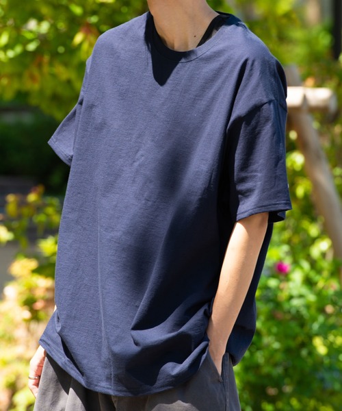 Champion(チャンピオン)の「【Champion】T525 ビッグシルエットオーセンティッククルーネックTシャツ(Tシャツ/カットソー・メンズ・ホワイト/ブラック/ネイビー/グレー/レッド/ワイン・S/M/L/XL)」の21枚目の写真