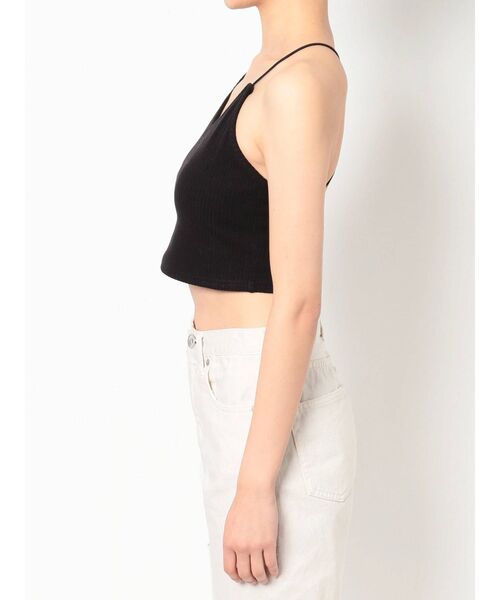 GYDA（ジェイダ）の「BACKクロステレコビスチェ（キャミソール・レディース・オフホワイト/ブラック・FREE）」の14枚目の写真