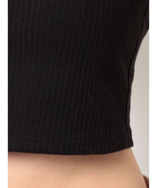 GYDA（ジェイダ）の「BACKクロステレコビスチェ（キャミソール・レディース・オフホワイト/ブラック・FREE）」の18枚目の写真