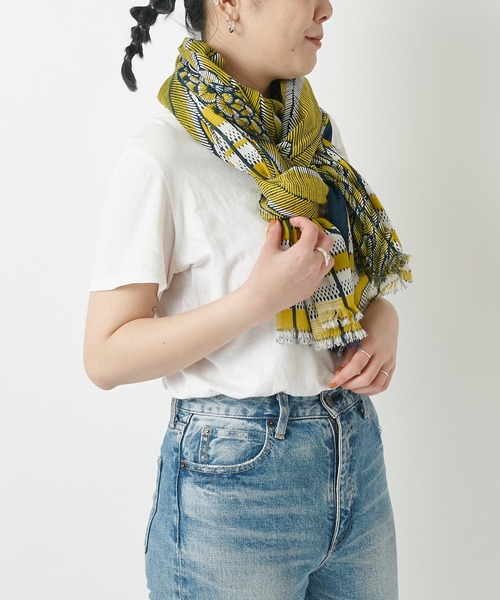 iNOUi TooSH イヌイトゥーシュ 大判 ストール ショール ウルフ women>INOUITOOSH(イヌイトゥーシュ) 大判ウールストール