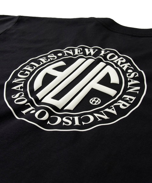 HUF（ハフ）の「REGIONAL S/SL TEE  HUF ハフ Tシャツ 店舗限定（Tシャツ/カットソー・メンズ・ホワイト/ブラック/オリーブ/ライトベージュ・XL/M/S/XXL/L）」の9枚目の写真