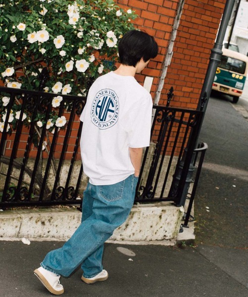 HUF（ハフ）の「REGIONAL S/SL TEE  HUF ハフ Tシャツ 店舗限定（Tシャツ/カットソー・メンズ・ホワイト/ブラック/オリーブ/ライトベージュ・XL/M/S/XXL/L）」の7枚目の写真