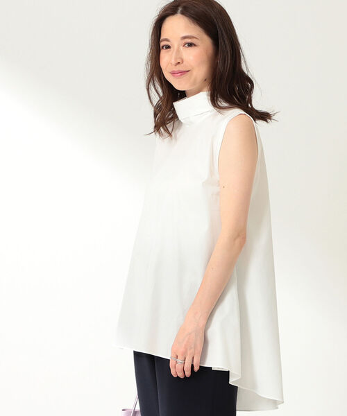 Demi-Luxe BEAMS - 【新品タグ付】Demi-Luxe BEAMS  コットンシルク ブラウス Demi-Luxe BEAMS（デミルクス ビームス）AK+1 / シルクコットン