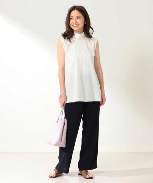 Demi-Luxe BEAMS - 【新品タグ付】Demi-Luxe BEAMS  コットンシルク ブラウス Demi-Luxe BEAMS（デミルクス ビームス）AK+1 / シルクコットン