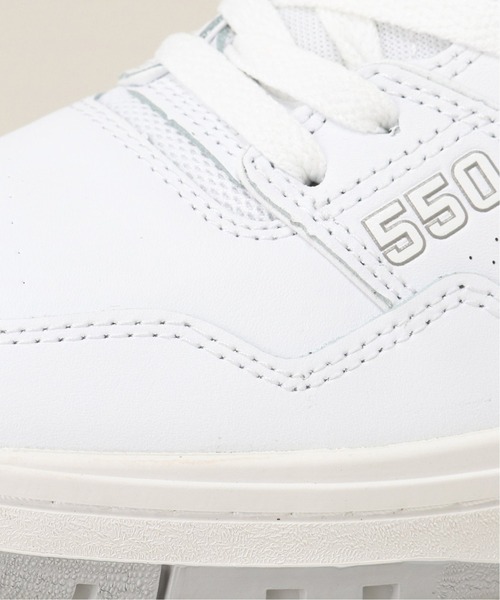 NEW BALANCE（ニューバランス）の「【New Balance / ニューバランス】 BB550（スニーカー・メンズ・ホワイト/ブラック・27cm/27.5cm/28cm/28.5cm/29cm/25.5cm/26cm/26.5cm）」の4枚目の写真