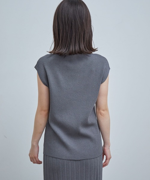 VIS（ビス）の「【星玲奈さんコラボ】【セットアップ対応】ラメニットリブプルオーバー（その他トップス・レディース・スミクロ/ベージュ系その他2/ブルー系その他5・FREE）」の18枚目の写真