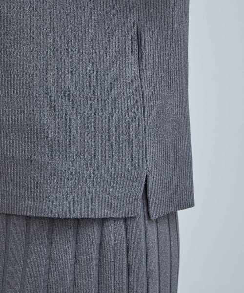 VIS（ビス）の「【星玲奈さんコラボ】【セットアップ対応】ラメニットリブプルオーバー（その他トップス・レディース・スミクロ/ベージュ系その他2/ブルー系その他5・FREE）」の6枚目の写真