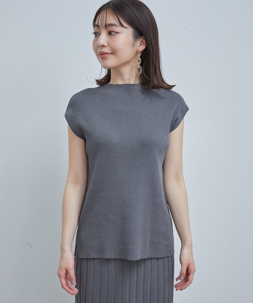 VIS（ビス）の「【星玲奈さんコラボ】【セットアップ対応】ラメニットリブプルオーバー（その他トップス・レディース・スミクロ/ベージュ系その他2/ブルー系その他5・FREE）」の8枚目の写真