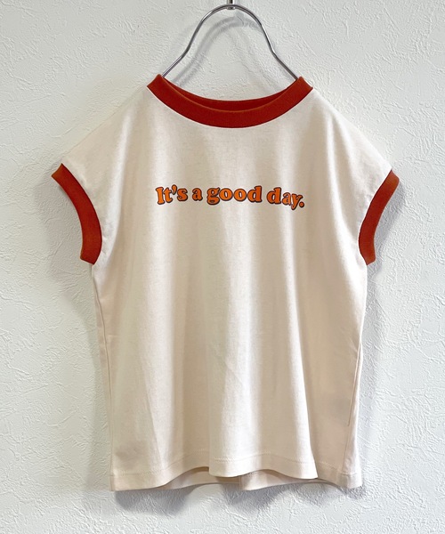 lu'u dan ルーダン ロゴ ノースリーブ（UNISEX BLEACHED INK