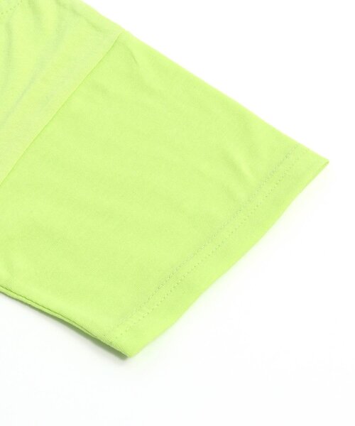 algy（アルジー）の「ワンショル風ワッペンT（Tシャツ/カットソー・キッズ・ライム/オフホワイト/ブラック・MEDIUM/X-SMALL/SMALL/XX-SMALL/XXX-SMALL）」の11枚目の写真