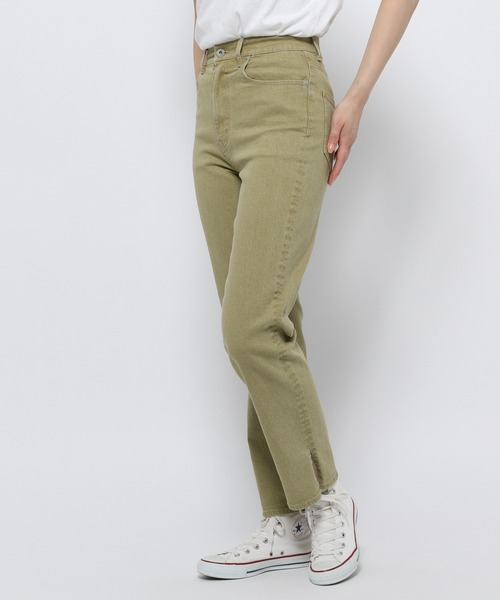 Heather(ヘザー)の「アースカラースリットフレアデニム 952084(デニムパンツ・レディース・イエロー/ブルー/グリーン・S/M)」の7枚目の写真