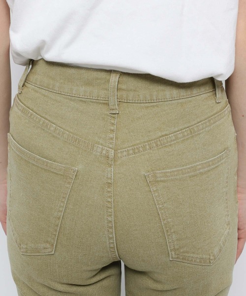 Heather(ヘザー)の「アースカラースリットフレアデニム 952084(デニムパンツ・レディース・イエロー/ブルー/グリーン・S/M)」の8枚目の写真