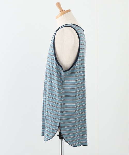 MILLER(ミラー)の「【MILLER/ミラー】*relume Round Hem 別注タンクトップ(タンクトップ・メンズ・ホワイト/ブラック/ブルー/グリーン/ナチュラル・MEDIUM/LARGE)」の10枚目の写真