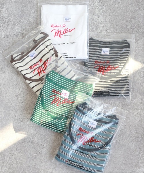 MILLER(ミラー)の「【MILLER/ミラー】*relume Round Hem 別注タンクトップ(タンクトップ・メンズ・ホワイト/ブラック/ブルー/グリーン/ナチュラル・MEDIUM/LARGE)」の7枚目の写真