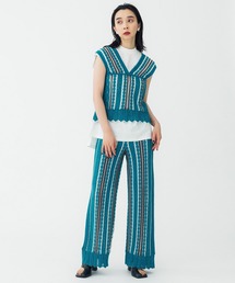 【残りわずか！】クロシェヴィンテージニットパンツ