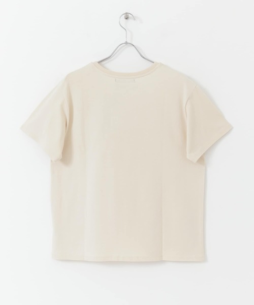 KBF+(ケービーエフプラス)の「KBF+ LibertadロゴTシャツ(Tシャツ/カットソー・レディース・オフホワイト/ベージュ系その他/チャコールグレー・ONE)」の20枚目の写真