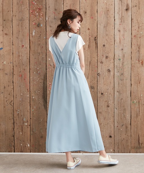 AIMER（エメ）の「カシュクールフレアジャンパースカート（ジャンパー