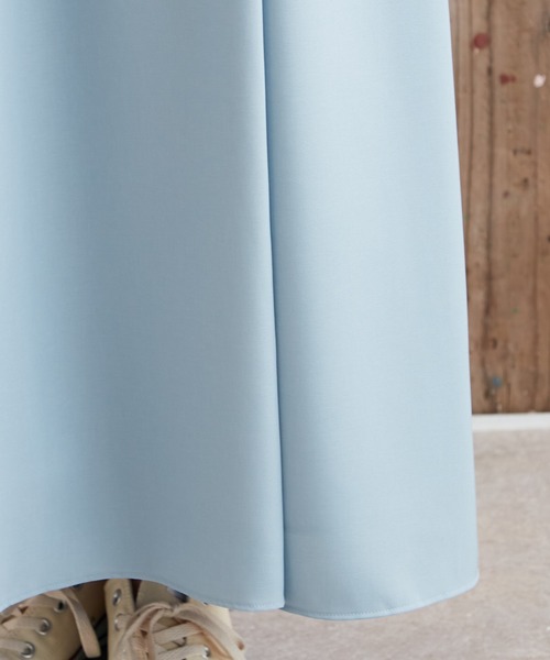 AIMER（エメ）の「カシュクールフレアジャンパースカート（ジャンパースカート・レディース・レンガ/サックスブルー・MEDIUM）」の17枚目の写真