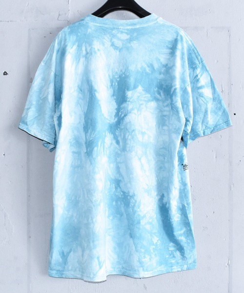 THE MOUNTAIN(ザマウンテン)の「【ヴィンテージ古着】00's THE MOUNTAIN "CAT" タイダイTシャツ USA製(Tシャツ/カットソー・メンズ・ブルー・LARGE)」の2枚目の写真