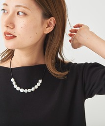 plage | *【JANE SMITH/ジェーンスミス】PEARL LEATHER STRAP ネックレス◆(ネックレス)