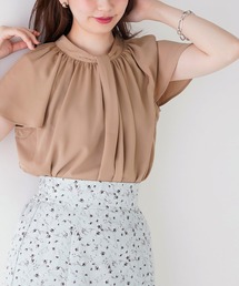 natural couture | 【WEB限定】センタータックフレアスリーブギャザーブラウス(シャツ/ブラウス)