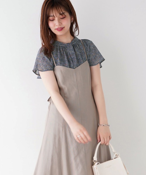 natural couture（ナチュラルクチュール）の「【WEB限定】センタータックフレアスリーブギャザーブラウス（シャツ/ブラウス・レディース・ベージュ/オフホワイト/グリーン/その他1/その他2・FREE）」の15枚目の写真