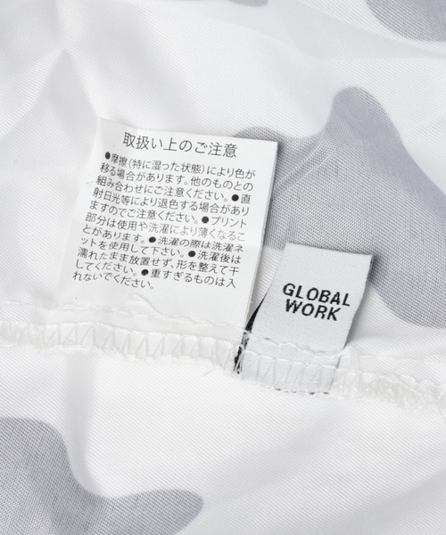 GLOBAL WORK(グローバルワーク)の「畳めるアニマルエコバッグ【G.W.G.G.】/950035(エコバッグ/サブバッグ・レディース・ホワイト/ブラウン/ライトイエロー・FREE)」の10枚目の写真