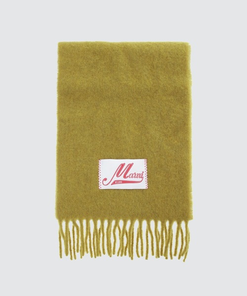 MARNI（マルニ）の「BRUSHED ALPACA / マフラー（マフラー・レディース・ライトブルー/イエロー/オレンジ/ダークネイビー/ライトグリーン/ブルー/ピンク・ONE SIZE）」の6枚目の写真