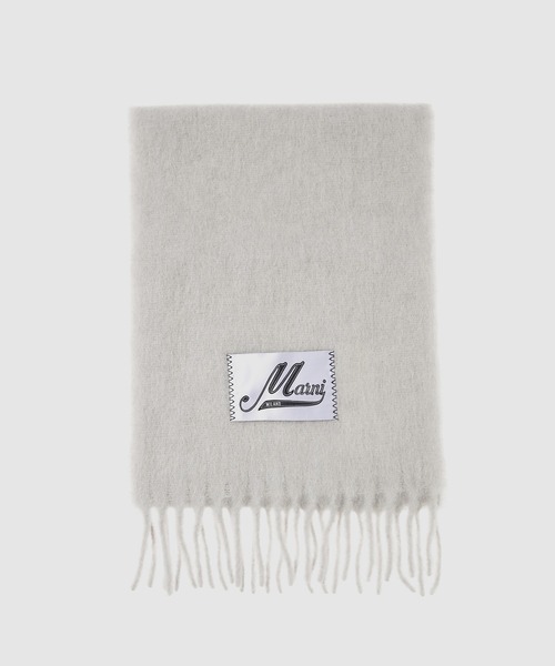 MARNI(マルニ)の「BRUSHED ALPAKA / マフラー(マフラー・レディース・ライトブルー/イエロー/オレンジ/ダークネイビー/ライトグリーン/ブルー/ピンク/アイボリー/ベージュ/ライトグレー・ONE SIZE)」の3枚目の写真
