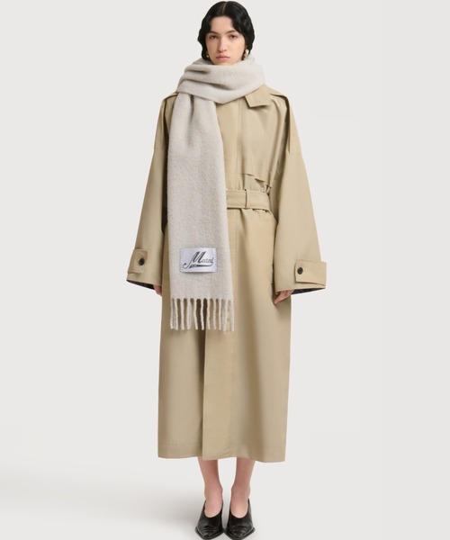 MARNI(マルニ)の「BRUSHED ALPAKA / マフラー(マフラー・レディース・ライトブルー/イエロー/オレンジ/ダークネイビー/ライトグリーン/ブルー/ピンク/アイボリー/ベージュ/ライトグレー・ONE SIZE)」の15枚目の写真