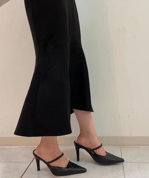 LIPSERVICE（リップサービス）の「スエードアシメマーメイドスカート（スカート・レディース・ブラック/パープル/モカ/アイボリー・S/M）」の18枚目の写真