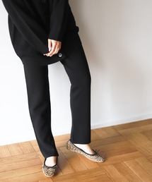 SLOBE IENA | ウォッシャブルミラノリブニットパンツ【手洗い可能】◆(その他パンツ)