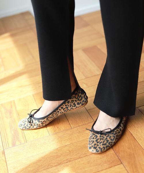 SLOBE IENA（スローブイエナ）の「ウォッシャブルミラノリブニットパンツ【手洗い可能】◆（その他パンツ・レディース・ブラック/ブラウン/ネイビー系・36/38/40）」の22枚目の写真