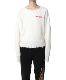MYne | 【MYne】ブロークンニットプルオーバー/Broken Kint Pullover(ニット/セーター)