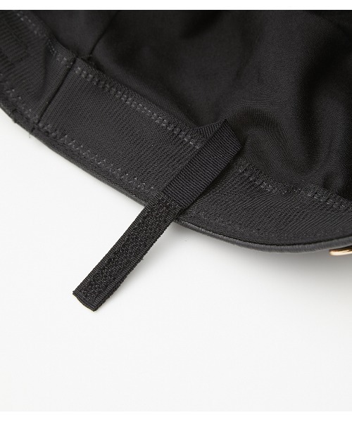 AZUL by moussy（アズールバイマウジー）の「BIT BERET/ビットベレー（ハンチング/ベレー帽・レディース・ダークベージュ/ブラック・FREE）」の9枚目の写真