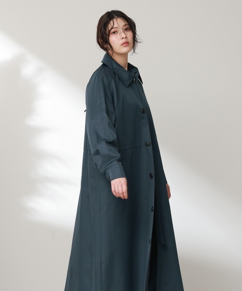 Filomo（フィローモ）の「[Filomo]3WAYロングステンカラーコートキルティングライナー付き（ステンカラーコート・レディース・ブラック/ネイビー/ベージュ/キャメル・M/L）」の18枚目の写真