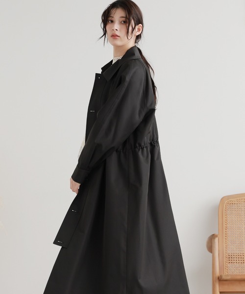 Filomo（フィローモ）の「[Filomo]3WAYロングステンカラーコートキルティングライナー付き（ステンカラーコート・レディース・ブラック/ネイビー/ベージュ/キャメル・M/L）」の16枚目の写真
