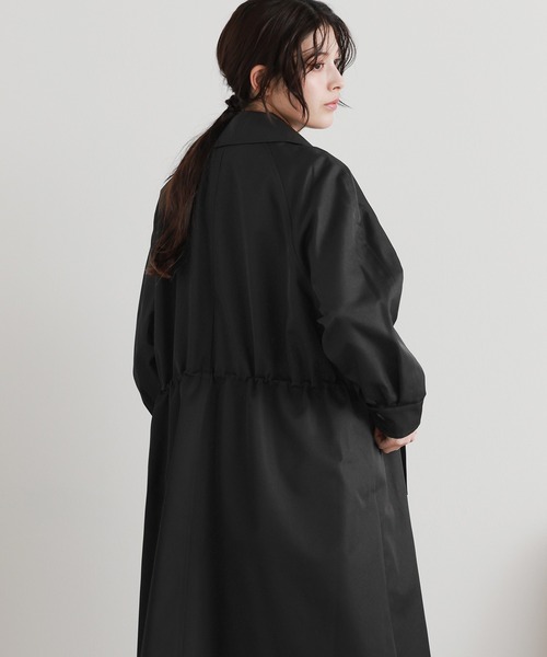 Filomo（フィローモ）の「[Filomo]3WAYロングステンカラーコートキルティングライナー付き（ステンカラーコート・レディース・ブラック/ネイビー/ベージュ/キャメル・M/L）」の17枚目の写真